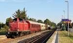 EfW 212 370 + CRSHU 001-5 + WeedFre 0395 003-4 + H-Wagen + Zacs + Zaens + 212 325 als  Unkrautvernichter  unterwegs Richtung Nieb�ll. Langenhorn 02.08.2026 II
