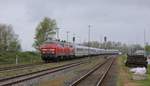 218 397 + 344 mit dem IC 2311 Husum-Nord 28.04.2019