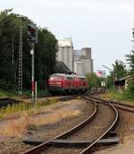 DB 218 321 und 322 werden umrangiert(2).