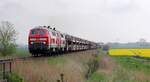 DB 218 369 + 380 mit Sylthuttle nach Westerland.