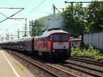 232 201-4 in einer überarbeiteten Version aufgenommen bei der Durchfahrt in HH-Harburg am 21.06.2012.