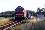 DB 232 668-4 mit dem EZ 47417(Esbjerg-Maschen)festgehalten am Bü Sollbrück III an der KBS 134.