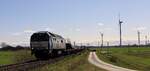 RAG 251 003 mit n paar Autos gen Westerland. Lehnshallig 06.04.2025