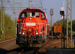 DB Schenker Voith Gravita 10BB 261 040-0 auf Rangierfahrt in Jübek.