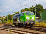   Die 225 073-6 (92 80 1225 073-6 D-AIX) der AIXrail GmbH am 20.07.2018 beim Manöver in Betzdorf (Sieg).