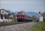 Dieselabschiedsfahrt am Hochrhein.