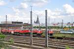 225er und 232er im Bw Ulm am 09.06.2012.