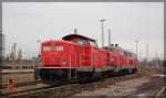 212 094 und 218 139 abgestellt in Waren ( Müritz ) am 22.02.2016