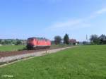 218 434-9 rollt solo bei Flecken in Richtung immenstadt.