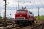 218 387 der Kurhessenbahn am 29.09.12 whrend der Lokparade in Koblenz Ltzel