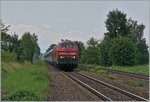 Zwei V 218 erreichen mit dem IC 118 von Innsbruck nach Münster den Halt Meckenbeuren.