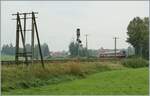 Ein Nahverkehrszug mit einer schiebenden DB 218 nach Lindau Hbf erreicht Hergatz.