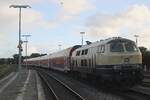 Am Abend von 21 September 2025 schiebt 218 330 ein RE nach Itzehoe aus Niebüll. Am Abend von 21 September 2025 schiebt 218 330 ein RE nach Itzehoe aus Niebüll.