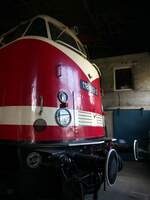 118 782-3 im Sächsischen Eisenbahnmuseum in Chemnitz am 19.04.2017.