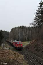 232 618-9 mit Langschienenzug bei Elisenfels.