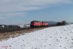 Nachschuss von 232 618-9 und 232 262-6 bei Brand nach Cheb.