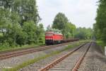 232 569-4 mit Langschienenzug bei Schnfeld 09.06.13