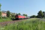 232 262-6 mit dem umgeleiteten 45360 Cheb - Nrnberg in Wiesau/Oberpfalz.