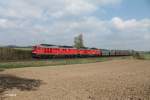 232 330-1 und 232 618-9 mit dem 47396 Kokszug Cheb - Nürnberg beim Viadukt Seußen.