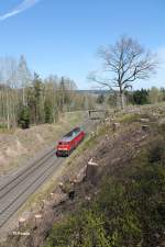 Nachschuss auf 232 209 bei Rithlasreuth.