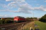 232 569-4 bei der Einfahrt in Pechbrunn mit dem 51750 Nürnberg - Leipzig Engelsdorf.