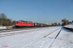   232 609-9 durchfährt Pechbrunn mit dem 45365 NNR - XTCH.