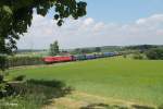 232 359-0 zieht beim Seußener Viadukt den 47390 Polenkohle XTCH - Regensburg.