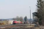 232 469-7 mit dem 51723 NNR - LLE Frankenwaldumleiter in Pechbrunn.