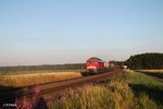 232 259-2 zieht bei Oberteich den 51716 Nürnberg - Leipzig Engelsdorf.