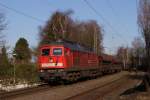 232 230-3 mit einem Kohlezug bei der Durchfahrt durch Gelsenkirchen Buer Nord am 19.03.2011