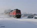 233 367-2 mit dem FIR 51736 bei Schnfeld auf dem Weg nach Hof.