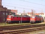 Zur 233 572-7 hat sich 233 643-6 dazugesellt.Frankfurt/Oder 30.03.07