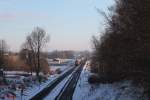 233 662-6 erreicht gleich Waldershof mit dem 51783 Zwickau - Nürnberg nach dem sie Marktredwitz hinter sich gelassen hat.