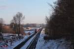 233 662-6 erreicht gleich Waldershof mit dem 51783 Zwickau - Nürnberg nach dem sie Marktredwitz hinter sich gelassen hat.