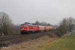 233 176-7 mit einem Frankenwald-Umleiter bei Schönfeld/Wiesau.