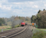 233 093 zieht bei Oberteich den 51717 Nürnberg - Seddin Frankenwald Umleiter.