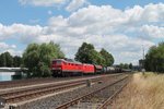 233 525-5 zieht die 145 010 und den 51722 NNR - LLE Frankenwald Umleiter durch Pechbrunn.