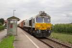 247 031-8 war am 20.08.14 mit dem  Wacker-Shuttle  nach Landshut in Heiligenstatt unterwegs.