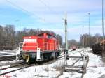 294 650-7 wartet am 27.02.10 in Marktredwitz auf neue Aufgaben.