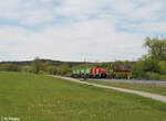 294 598-8 mit der Übergabe nach Neumarkt/Oberpfalz bei Pölling. 28.04.24