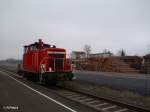 362 849-2 beim Umsetzten in Wiesau/Oberpfalz.