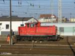 362 755-1 wartet in Cottbus HBF auf neue rangier Aufgaben.