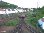 363 161 beim rangieren in Schwandorf.