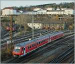 Der  611 536-7 verlsst Ulm Richtung Aalen.