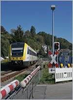 Der DB 612 633 auf der Fahrt nach Basel Bad.