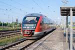 642 648-9 kam als RB34 (RB 17956) von Rathenow nach Stendal und fuhr dann als RB35 (RB 27870) weiter nach Braunschweig Hbf.