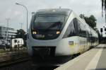 M�rkische Regiobahn/ Ostseelandverkehr GmbH VT 643.21 in Brandenburg HBF am 13.08.2011!