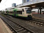 Vt 004 und Vt 014 der BSB in Freiburg hbf kurz vor der abfahrt als BSB 88390 nach Breisach am 20.08.16