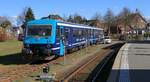 NEG 629 003-4 + 628 903-6 REV/VRMS/14.03.25 abgestellt bei der NEG in Niebüll. 06.04.2025