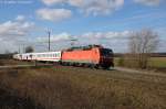 120 134-2 mit dem IC 1931 von Hamburg Hbf nach Berlin Südkreuz in Stendal(Wahrburg).